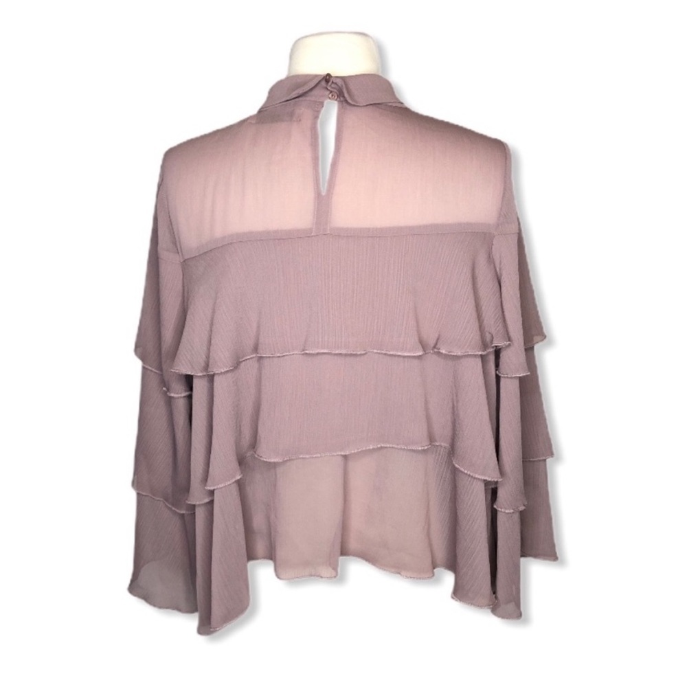 BISHOP + YOUNG Sheer Layered Ruffled Blouse - Picture 3 of 7